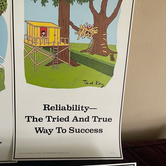 Positive Attitude 1988 Work Related Posters - Picture 4 of 15